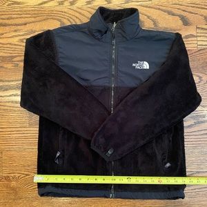Northface fleece jacket black/dark gray